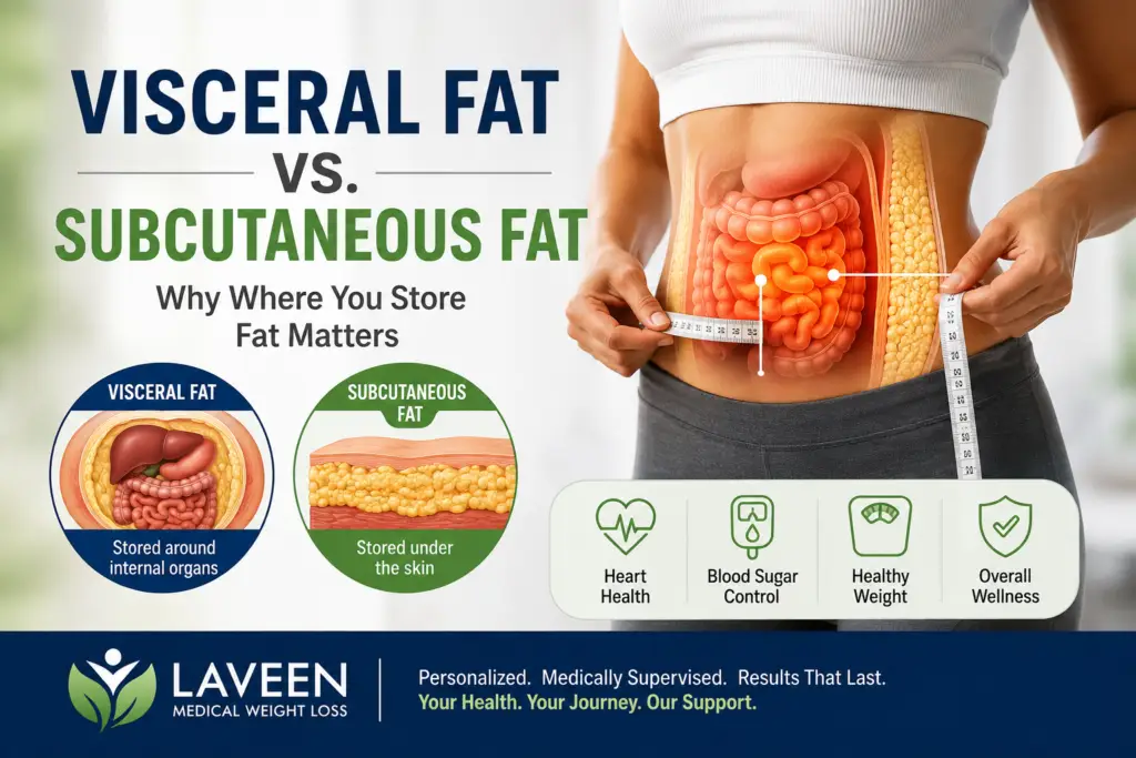 visceral fat vs subcutaneous fat