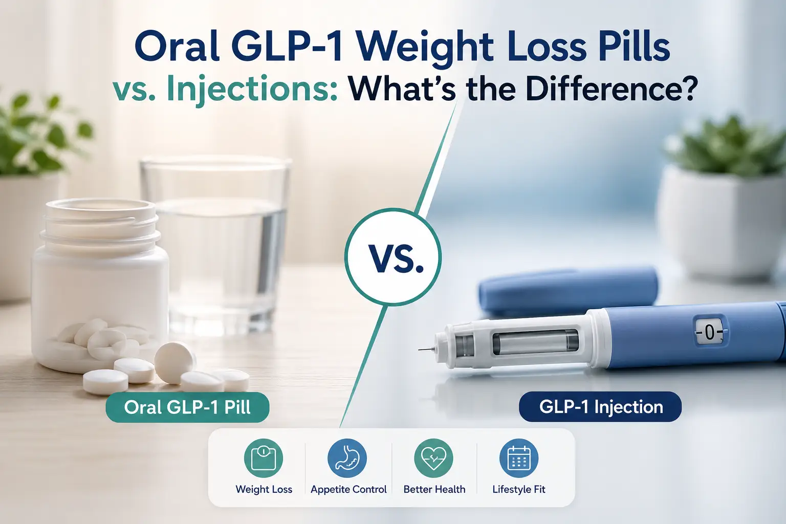 oral GLP-1 pill vs injection
