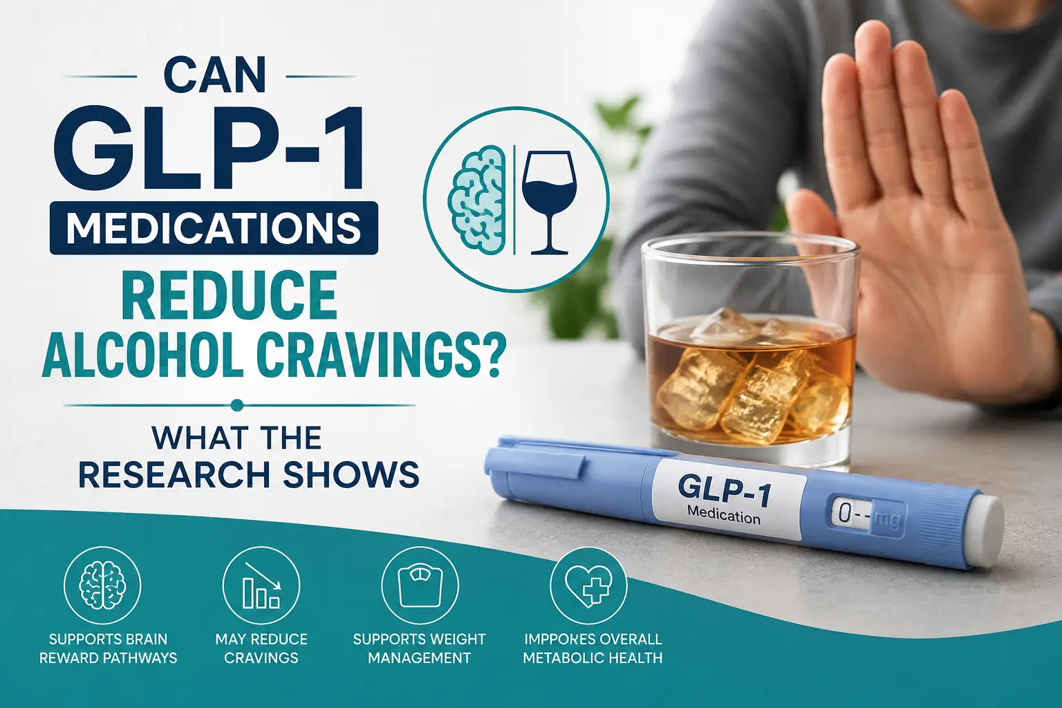 GLP-1 alcohol cravings